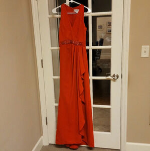 Badgley Mischka Red Hot Evening Gown, Sz 2, NWOT 🔥